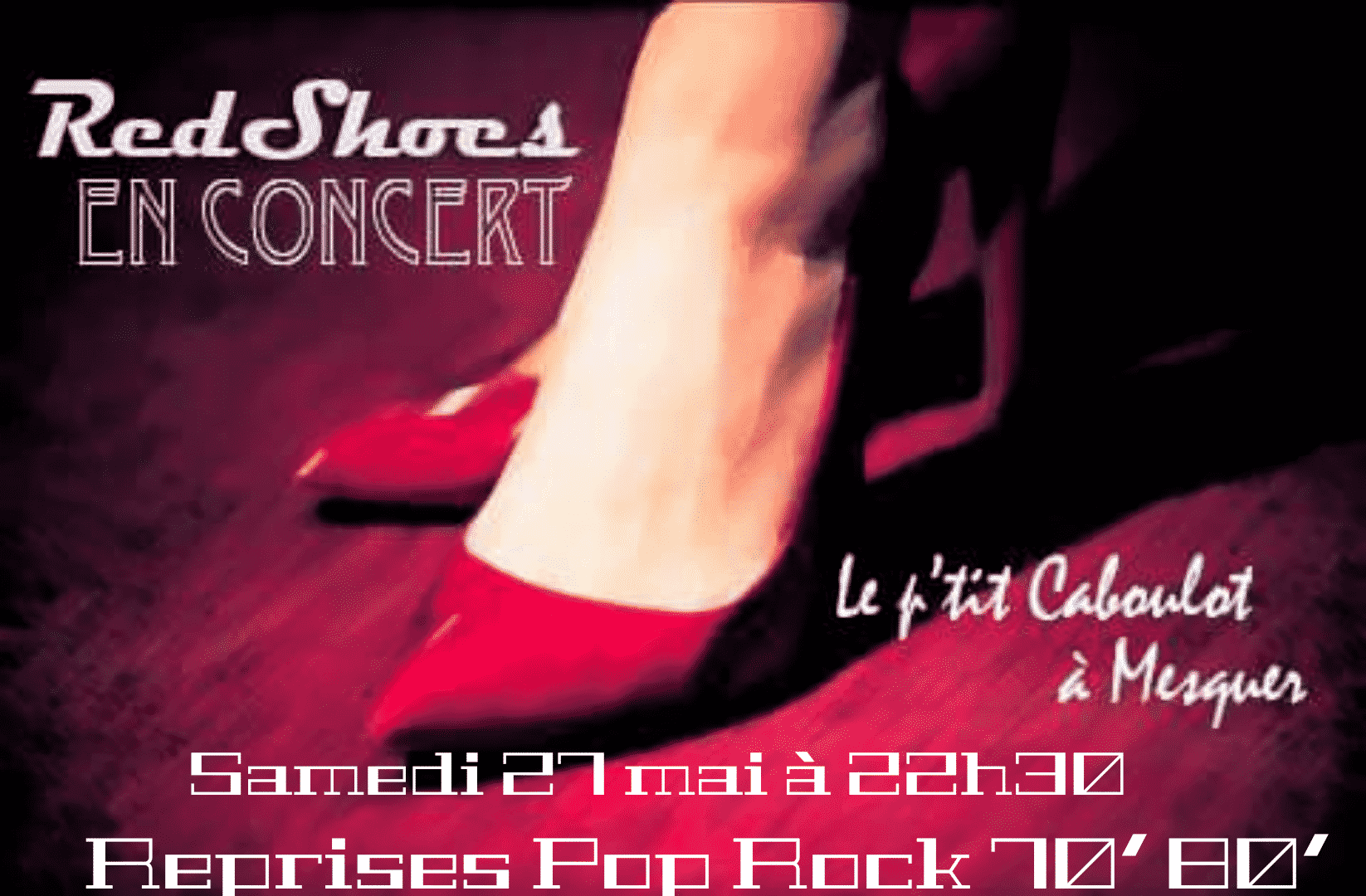 RED SHOES EN CONCERT 2 RED SHOES LE 27 MAI